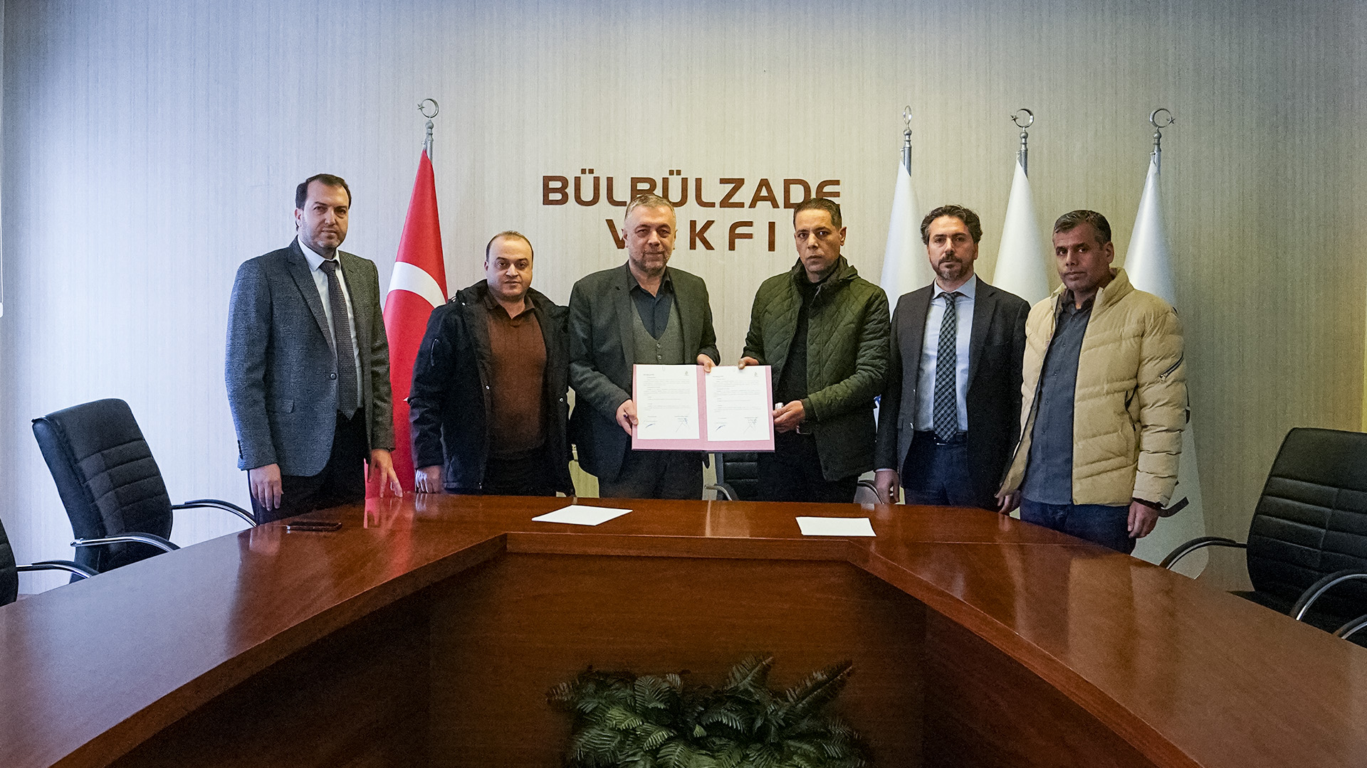 Bülbülzade Vakfı ile El Furat Sosyal Yardımlaşma ve Dayanışma Derneği Arasında Protokol İmzalandı