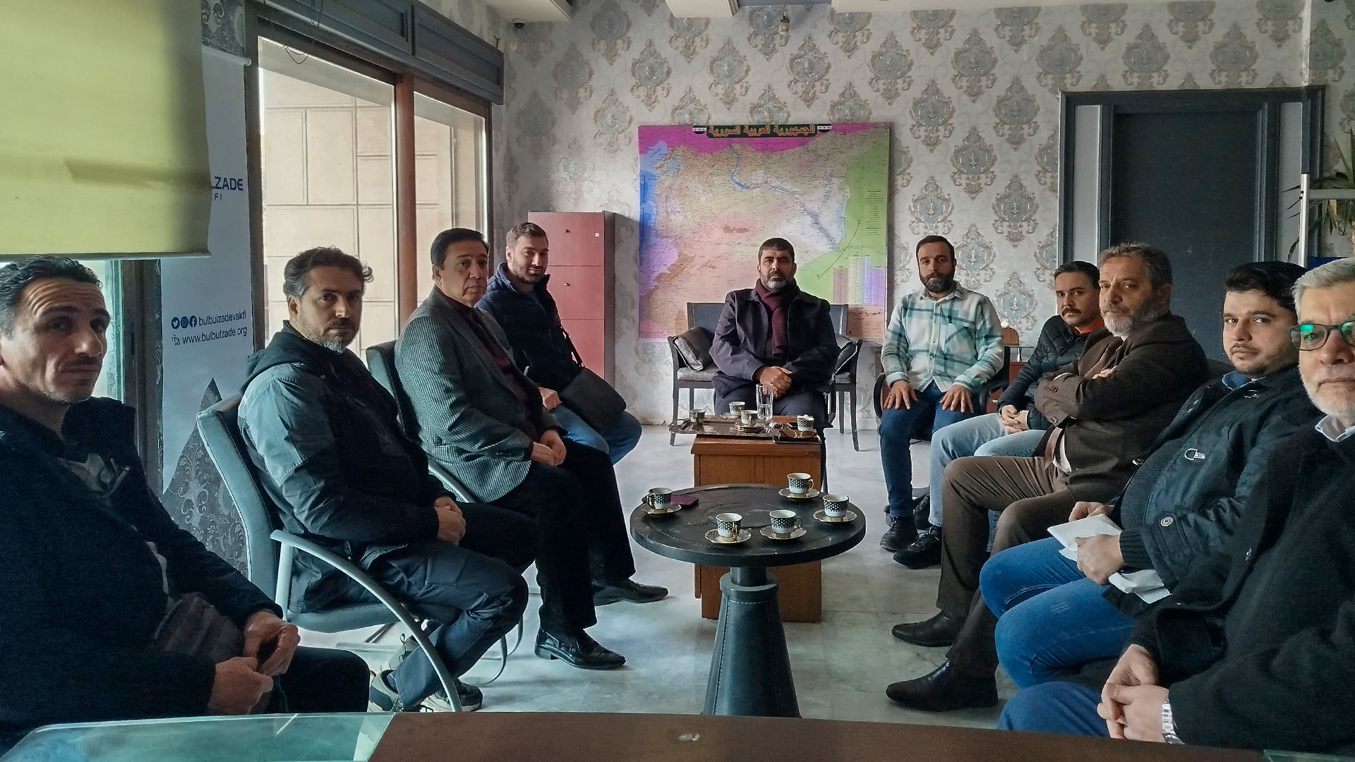 Opinion Leaders Meeting at Aleppo Liaison and Counseling Office