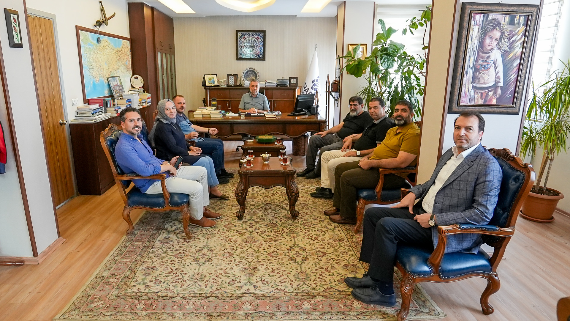 Visit to our Foundation by Alparslan Durmuş, President of Turkish Red Crescent Academy and Fatih Kökcan, Turkish Red Crescent Syria Field Coordinator