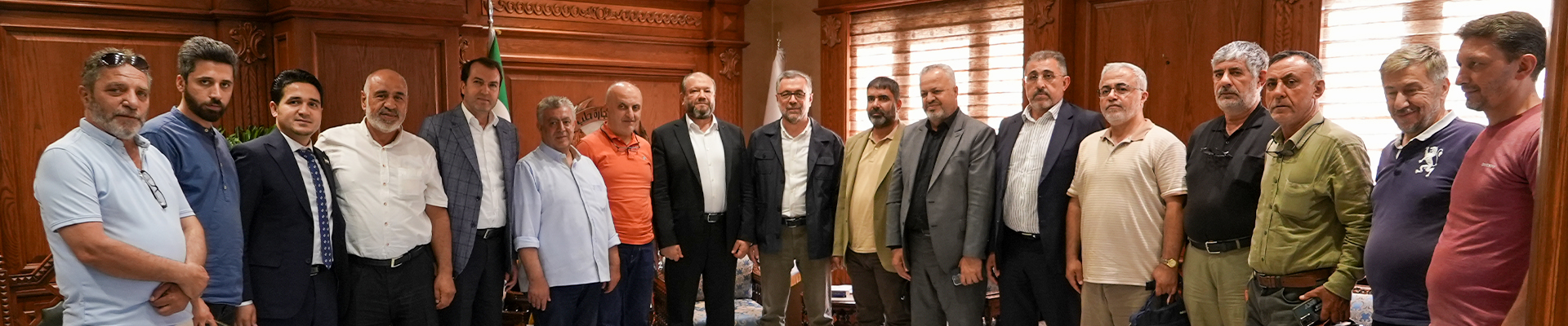 زيارة مؤسسة بلبل زاده إلى محمد سعيد شيخكار رئيس غرفة تجارة حلب