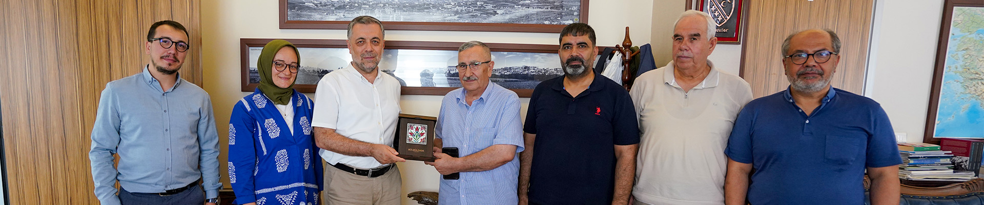 Farewell Visit from İşrak Newspaper Writer Ahmed Mazhar Saado